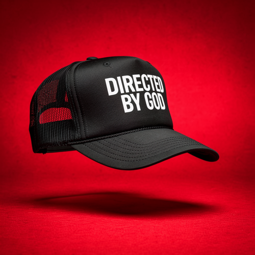 Directed BY God Trucker Hat - Black
