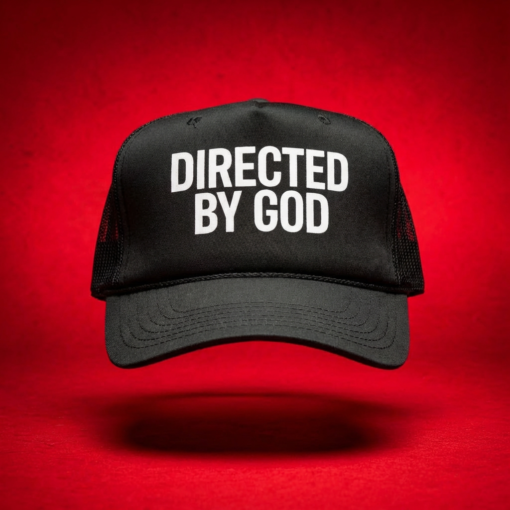 Directed BY God Trucker Hat - Black